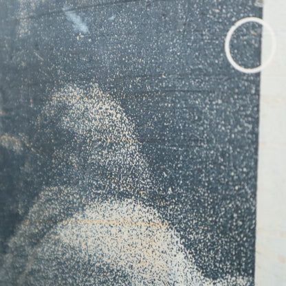 Close-up of  mixed media artwork by Peter Clayton 