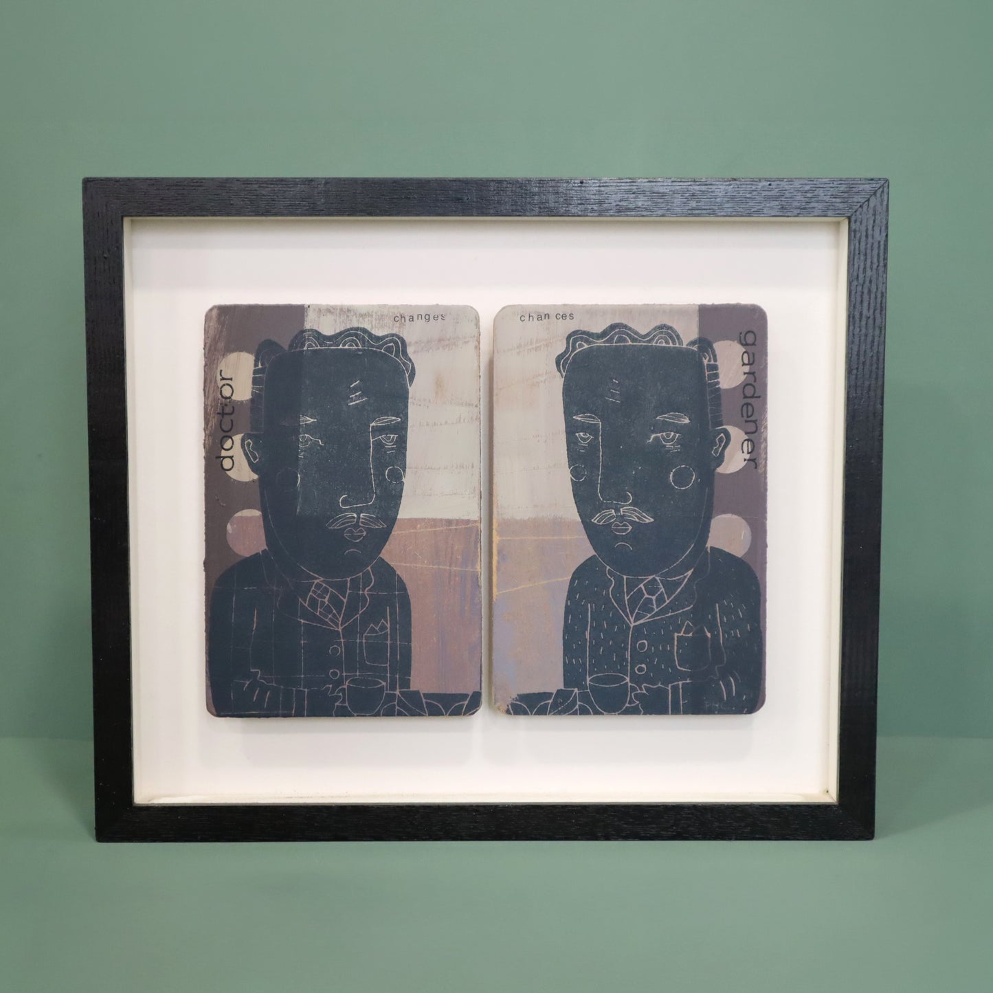 'Changes/Chances' Mixed Media Artwork by Peter Clayton