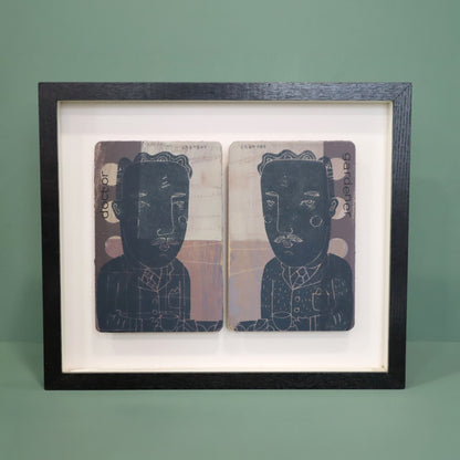 'Changes/Chances' Mixed Media Artwork by Peter Clayton