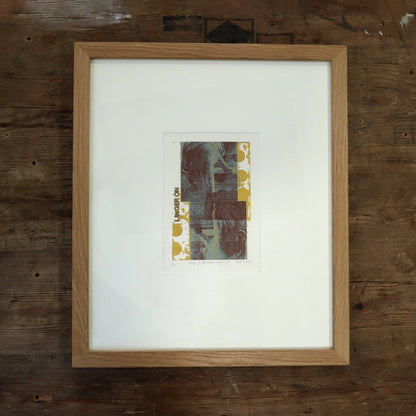 'Songs of Love and Longing 2' Mixed media Artwork by Peter Clayton