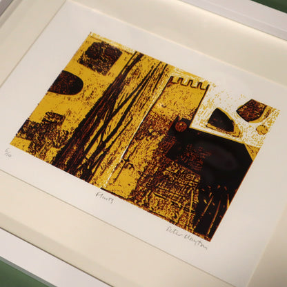 'Flints' Screen Print by Peter Clayton