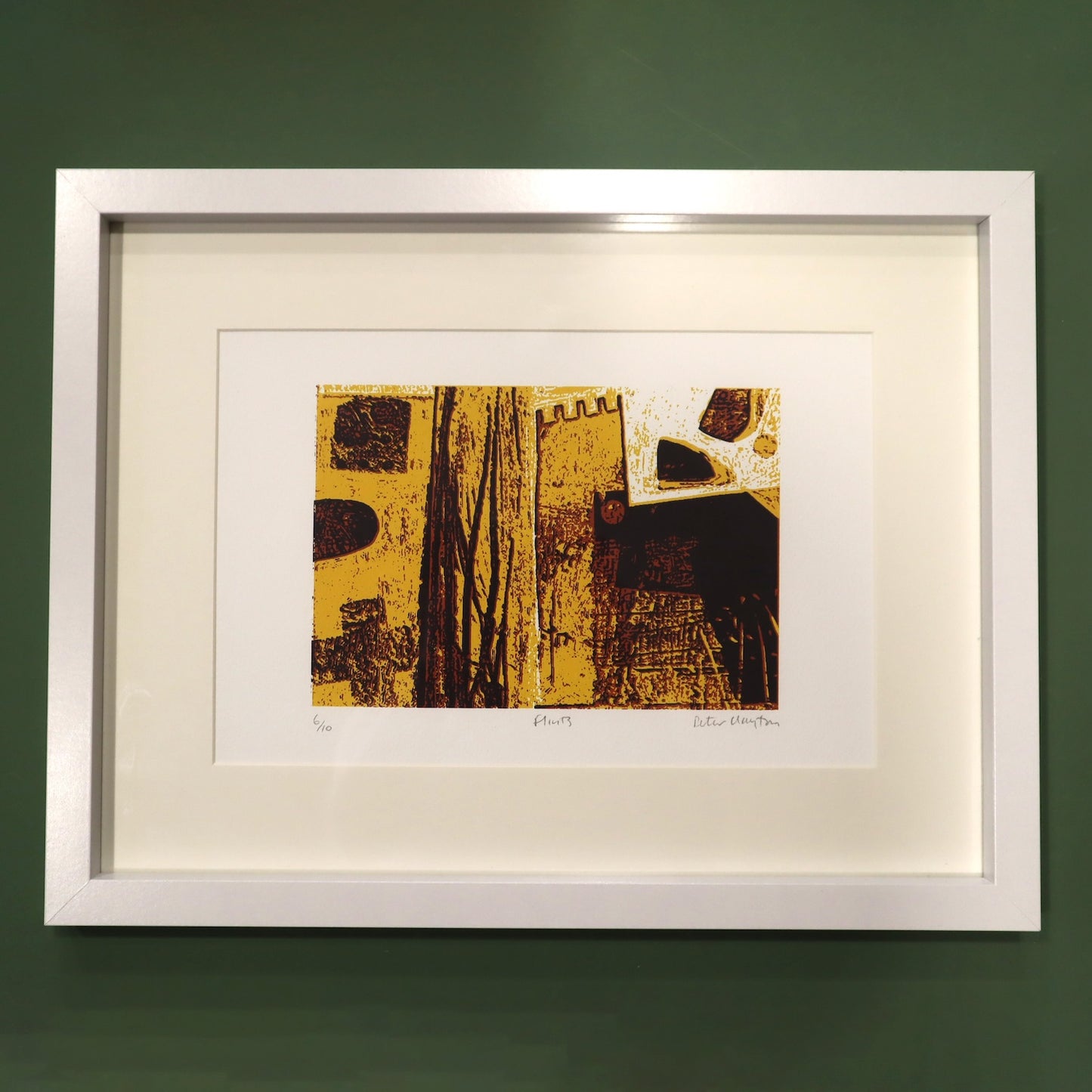 'Flints' Screen Print by Peter Clayton