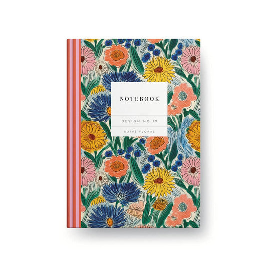 Ohh Deer Kaleido No.19 Naive Floral Hardback Notebook (10591)