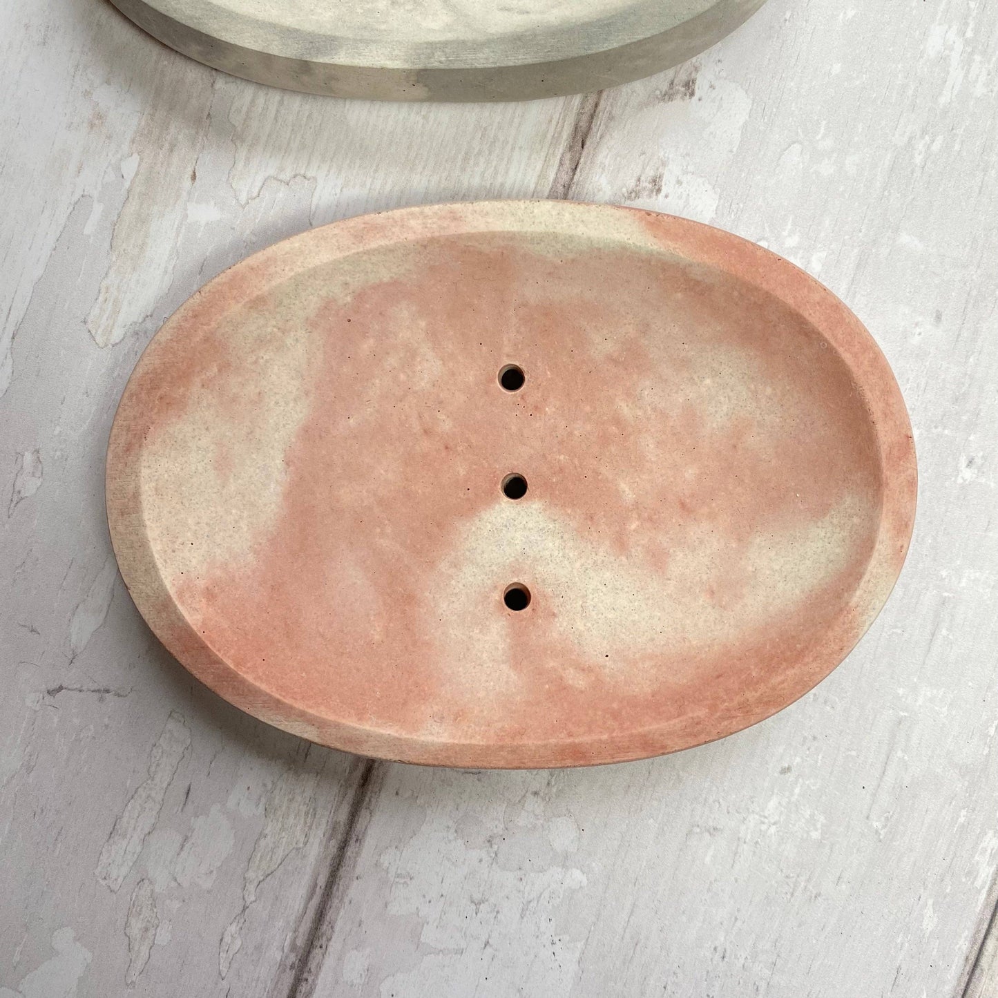 Concretely Co. Oval Concrete Soap Dish