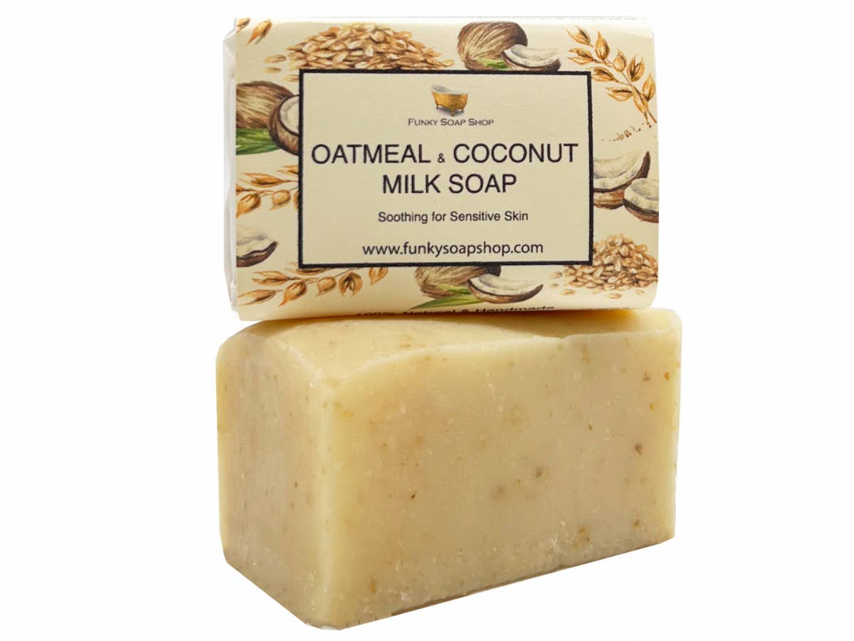 Funky Soap Shop Oatmeal & Coconut Milk Soap