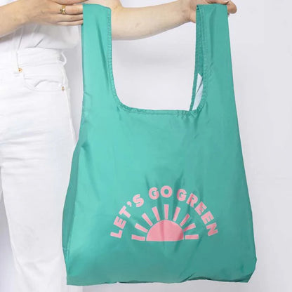 Kind Bag GO GREEN REUSABLE SHOPPING BAG MEDIUM