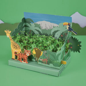 Clockwork Soldiers, Mini Jungle Garden, Popup, 3D, Childrens Toys