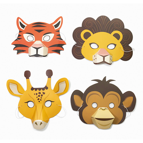 Make your own Jungle Animal Masks