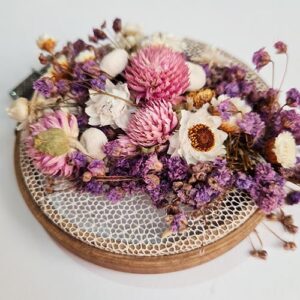 Dried Flower Embroidery Crafternoon