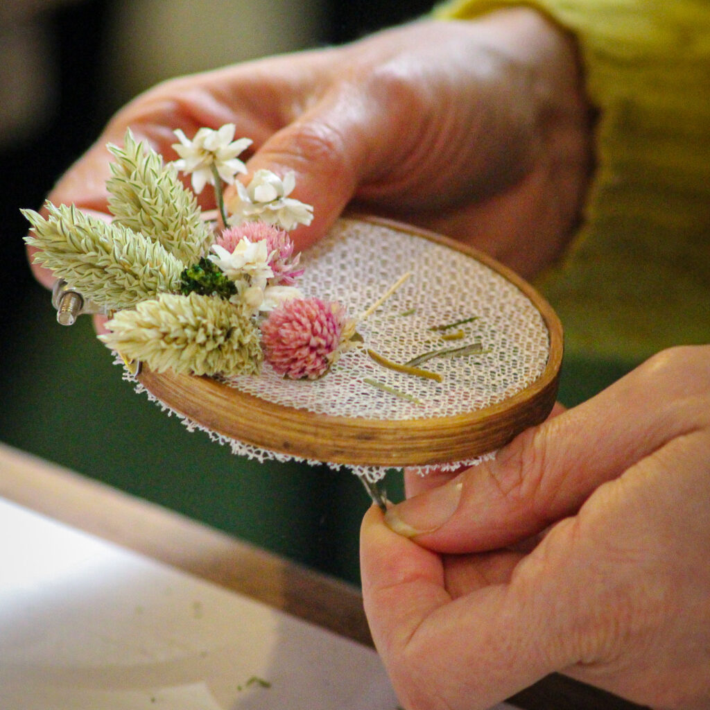 Dried Flower Embroidery
