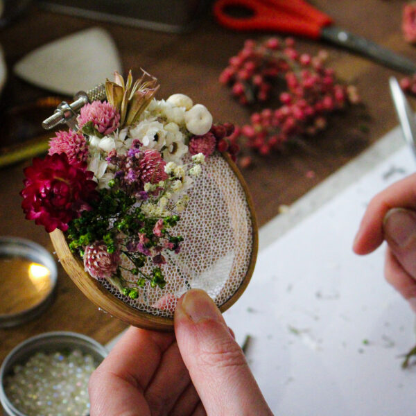 Dried Flower Embroidery