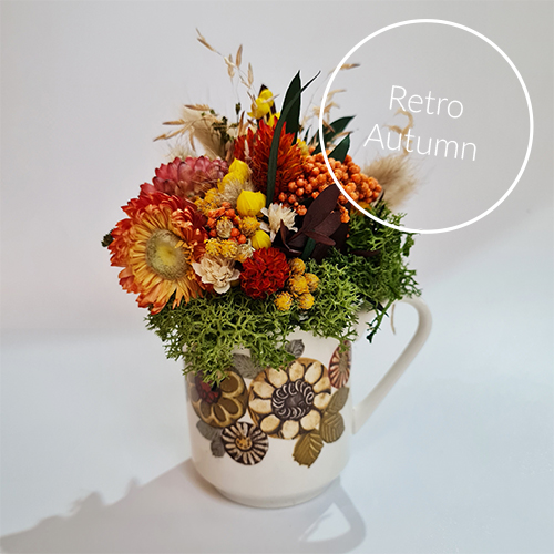 Teacup Floristry craft kit retro autumn